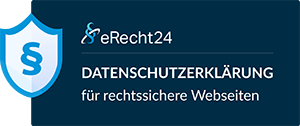 eRecht24 Datenschutzerklärung für rechtsichere Webseiten